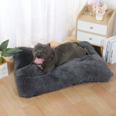 China Waterproof Manufacturer Wholesale Dog Cushion Bed Double Memory Foam Washable Luxury Mattress Pillow Dog Bed Sofa for sale