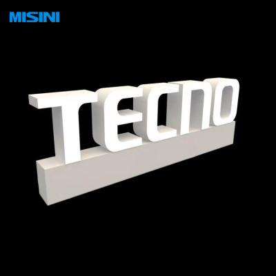 China Shops Customized Office Led Channel Letters Led Sign Counter Advertising Illuminated Signs For TECNO Mobile Vending for sale