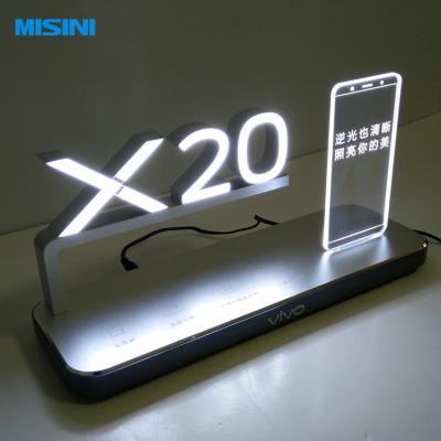 China Retail Display Props Show Pop Led Illuminated Display Stands For Phone Shops Stand Up Display MSN-ds-549524 for sale