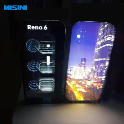 China infinity mirror lighted two way display see through acrylic mirror for phone shops led lighted display rack MSN-ds-549592 for sale