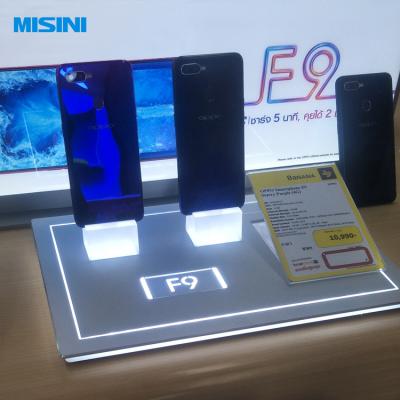 China Custom Phone Light Display Mobile Phone Shop Display Fixture Computer Light Display Led Sign Holder MSN-ds899967 for sale