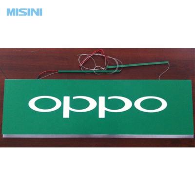 China Advertising Display Window Light Box Hanging Double Sided Sign Luminous Moving Light Box 1200x350mm for sale