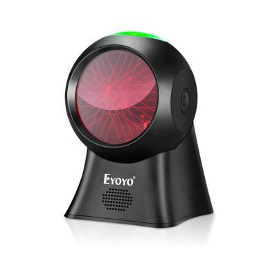 China Eyoyo 1D Omnidirectional Handsfree USB Desktop Barcode Scanner Wired Barcode Reader Platform Scanner A4 for sale