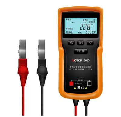 China VICTOR 3015/3025/3026 12V 24V Car Battery Electrical System Analyzer Motorcycle Battery Tester VICTOR 3015/3025/3026 for sale