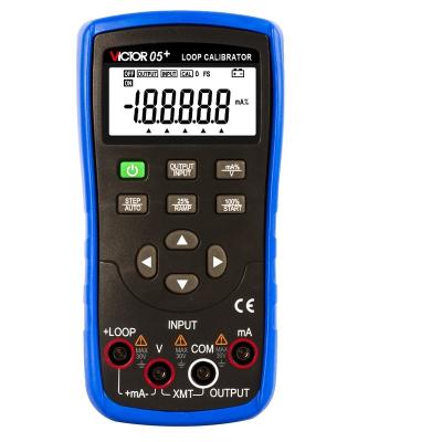 China VICTOR 05+ 180*90*47mm High Precision Voltage Current Loop Calibrator Handheld Automatic Signal Generator for sale