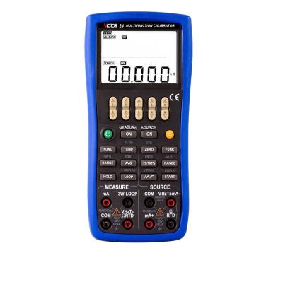 China VICTOR 24 Portable Calibration Equipment Multifunctional RTD Process Calibrator 205 * 95 * 42 mm for sale