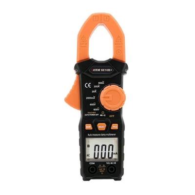 China VICTOR 6016B+ Smart Digital Auto Clamp Multimeter 1999counts Range 3 1/2 Digits LCD Display Instrument Meter 165*68*28mm for sale