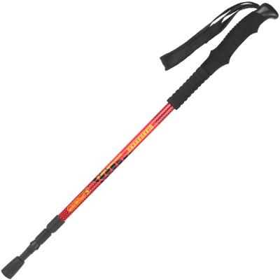 China High Quality Ultralight Stretch 3 Connection 7075 Hardness EVA Handle Trekking Trekking/Hike/Ski Pole for sale