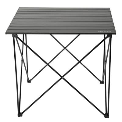 China Wear-resistant Aluminum Top Folded Aluminum Folding Table Customized Minimalist Outdoor Portable Table Table Quick Installation for sale