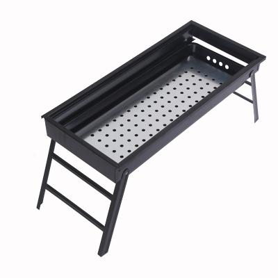 China Not Easy To Deform Manufacturer Large Barbecue Area Drawer Ash Box Stainless Steel Outdoor Folding Portable BBQ Grills Outside for sale