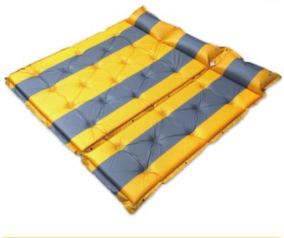 China Double Self-Inflating Moving Rise Outdoor Camping Sleep Pad Sleep Pad With Pillows Sleep Pad for sale