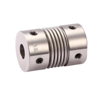 China Factory Backlashless DRG Series JIP and ISO 9001 Stainless Steel Spring Metal Bellows Flexible Coupling Shafts Coupling for sale