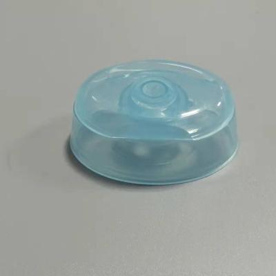 China Non Spill 22mm Transparent 24mm Color Or Blue Color Shampoo Shake Top Cap for sale