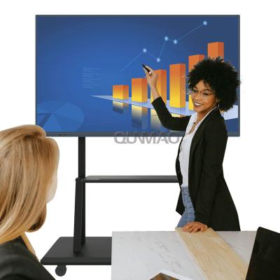 China 2022 new customized hot-selling version I3 4G/128G windows 4K OPS conference teaching all-in-one machine 85inch for sale