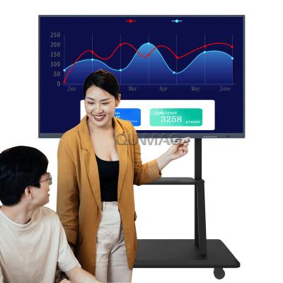 China Teaching Advertising Smart Machine 85inch All-in-one PC Touch Screen HD Multimedia Player for sale