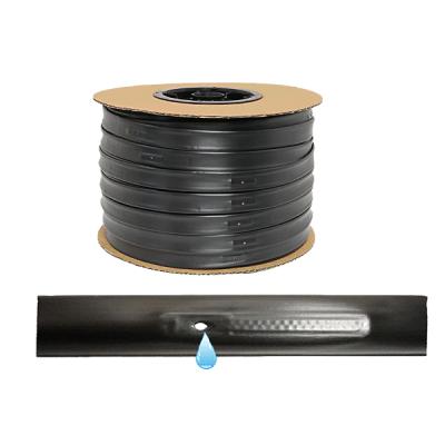 China Drip Irrigation Tape 16mm Drip Tape 1.38l/h 1000m Plastic Black LDPE Drip Tape Flat Tape for sale