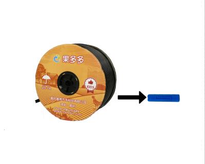 China Drip Tape Irrigation Drip Irrigation Tape 2.7l/h 2000m Black Plastic LDPE Drip Tape Flat Tape for sale