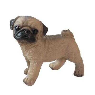 China Cute Europe French Bulldog Sculpture Decoration Resin Dog Statue For Sale for sale