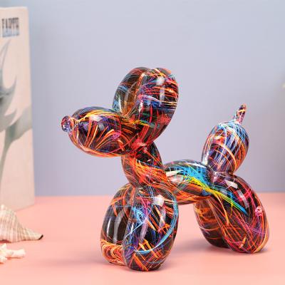 China Europe Art Decoration Resin Koons Balloon Dog Modern Home Sculpture for sale