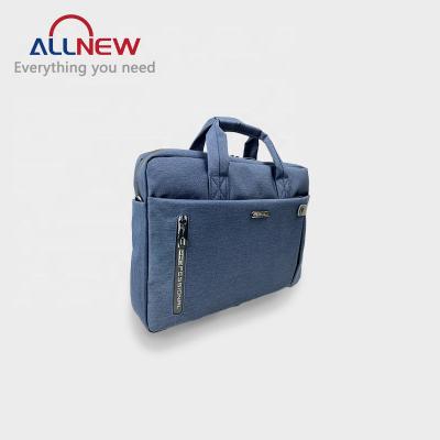 China Custom Wholesale High Quality Multifunctional Navy 300D 2 Tone Waterproof Business Briefcase High Quality Factory Computer Bags Laptop Bag for sale