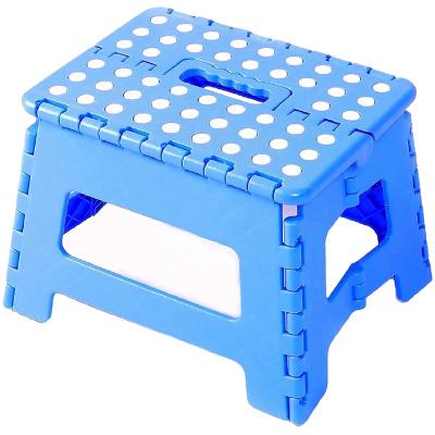 China Foldable Children PP Folding Step Chair Portable Safe Outlet Foldable Plastic Sitting Stool for sale