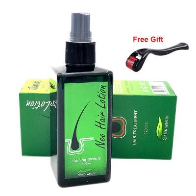 China Thailand Neo Wealth Hair Loss Prevention Lotion 120ml Genuine Hair Loss Prevention Spray 100% Green Root Get Roller for sale