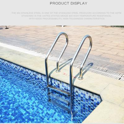 China Easy Install Pool Step Ladder Above Ground Swimming Pool Ladder Folding Pool Ladder Steps for sale