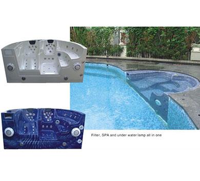 China Outdoor Tub Spa Swimming Pool Equipment | Integrative Type Swimming Pool Massage Filter FX260 for sale