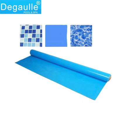 China Customized Swimming Pools Pool Liner Mosaic PVC Pool Liners Vinyl Pool UV-Resistant Film For Above Ground for sale