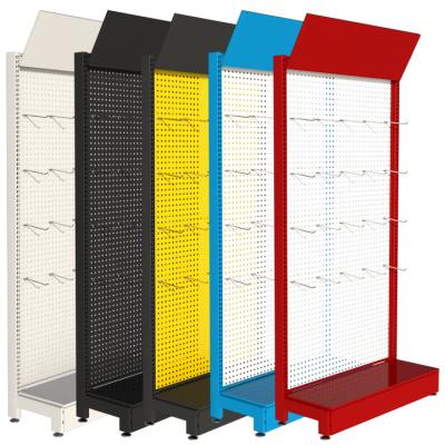 China Pegboard-Supermarkt-Ladenbauregale Hardware bearbeitet das starke Platten-Lochen zu verkaufen