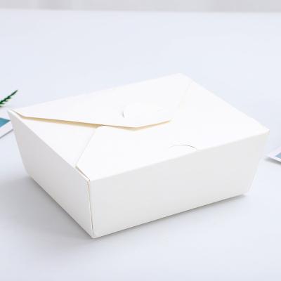 China Disposable Custom Roast Wings Fry Nugget Fried Chicken Box Disposable Take Out Paper Burger Fries Box Fast Food Packaging for sale