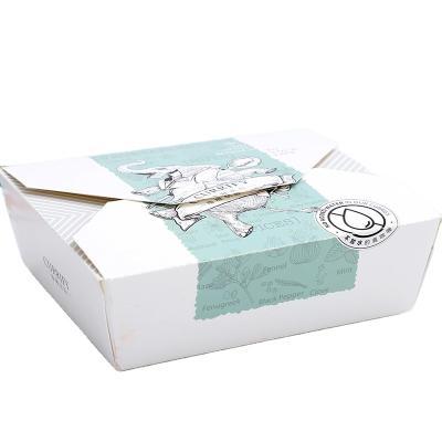 China Disposable Eco Friendly 100% Biodegradable Take Out Fast Food Packing Box Online for sale