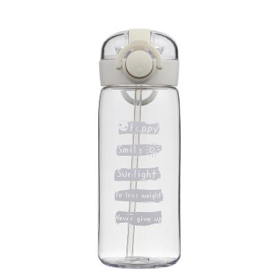 China Sustainable Water Cup Gym Encourage Drinking Outdoor Portable Water Bottle Sleeve Water Bottle With Time Marker for sale