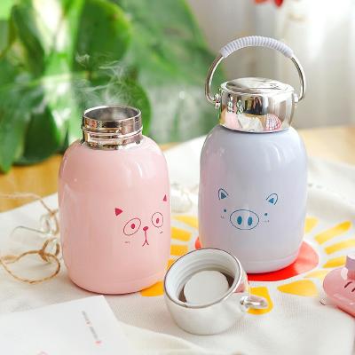 China Child Safety Sustainable Vacuum Stainless Steel Food Grade Double Wall Kids Water Bottle for sale