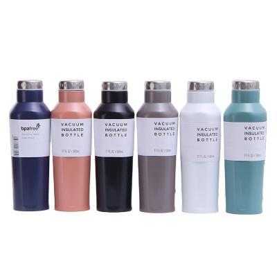 China PORTABLE Wide Mouth Water Bottle Stainless Steel Reusable Vacuum Insulated Personalized Water Bottle Travel Thermos for sale