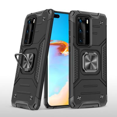 China Anti-drop tpu PC phone case for huawei p40 pro phone case 2 in 1 hybrid armor phone cover for huawei p40 pro case for sale