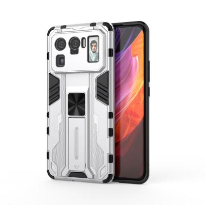 China Anti-fall for xiaomi 11 ultra case TPU PC kickstand cell phone cover for xiaomi 11 ultra phone case for sale