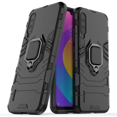 China Anti-fall 360 degree ring stand case for xiaomi MI cc9e shockproof tpu PC phone case for xiaomi MI cc9e for sale