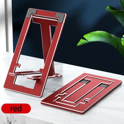 China Metal Aluminum Alloy Mobile Phone and Tablet Stand Holder Electroplating Bracket for sale