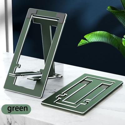 China Aluminum Foldable Adjustable Flexible Metal Universal Desktop Tablet Stand Holder Mobile Phone and Tablet Stand Holder for sale