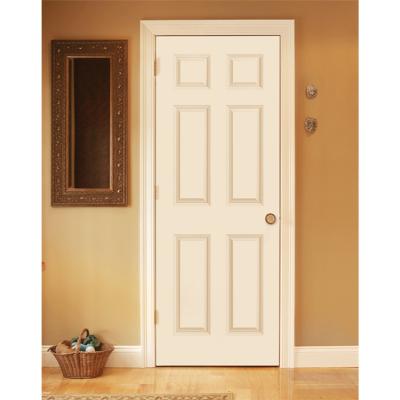 China Custom Sound Insulation Swing Doors Design Home Office Modern Simple Melamine Wood Door With Frames for sale