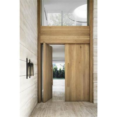 China Heat Insulation Main Door Oak Wood Door Models Solid Wooden Entrance Doors for sale