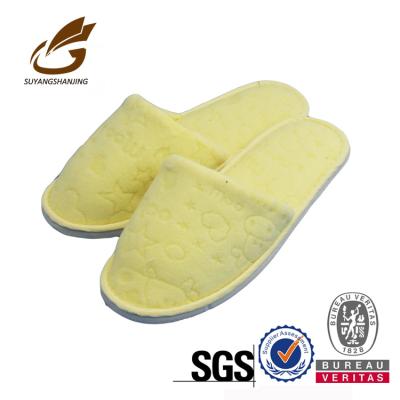 China Wholesale Custom Velvet OEM Cotton Winter Home Hotel Slippers For Kids for sale