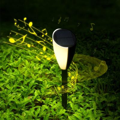 China Hot Selling Amason IP65 Inground Garden Landscape Lawn Decoration Lamp Outdoor Garden LED Lamp Solar Christmas Music Garden Pathway Stake Light for sale