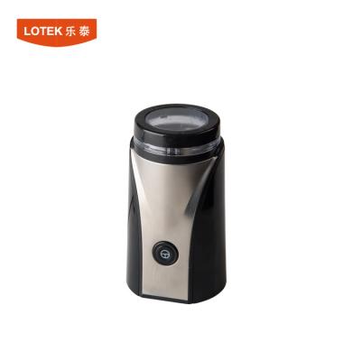 China Bean Holder Good Quality 80g Transparent Coffee Beans One Button Hand Electric Coffee Grinder for sale