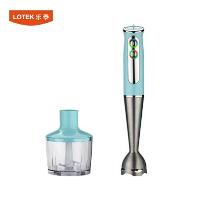 China Colorful Healthy Fruit Juicer LED Light DC Motor 600W Electric Hand Stick Blender for sale