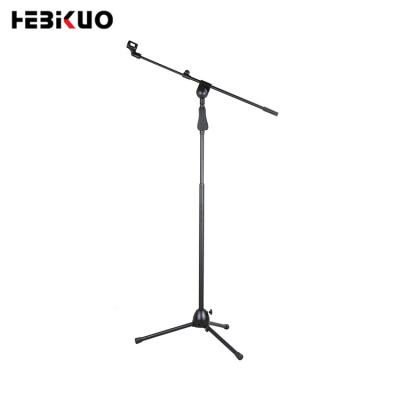 China China iron supplies lightweight type floor stand microphone tripod microphone stand the hand lift for sale