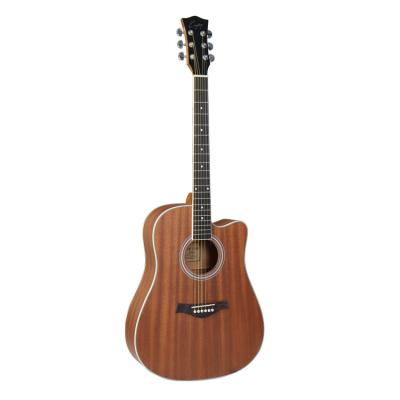 China Sapele 41 Wholesale 40 Inch Sapele Acoustic Guitar Mahogany Top Durable Guitar for sale