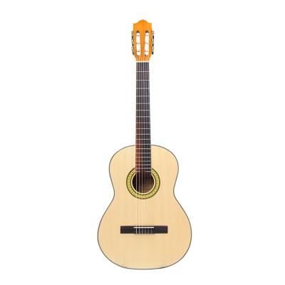 China Pruce Guitars 39 Inch Classic Pruce, with 6 Strings for Beginners Nylon Guitar from China Factory HEBIKUO Handmade G39YS for sale