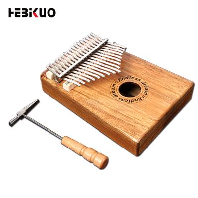 China GS-7 HEBIKUO Musical Instrument Wholesale Mahogany Finger Piano 17 Thumb Kalimba Master Piano For Sale for sale